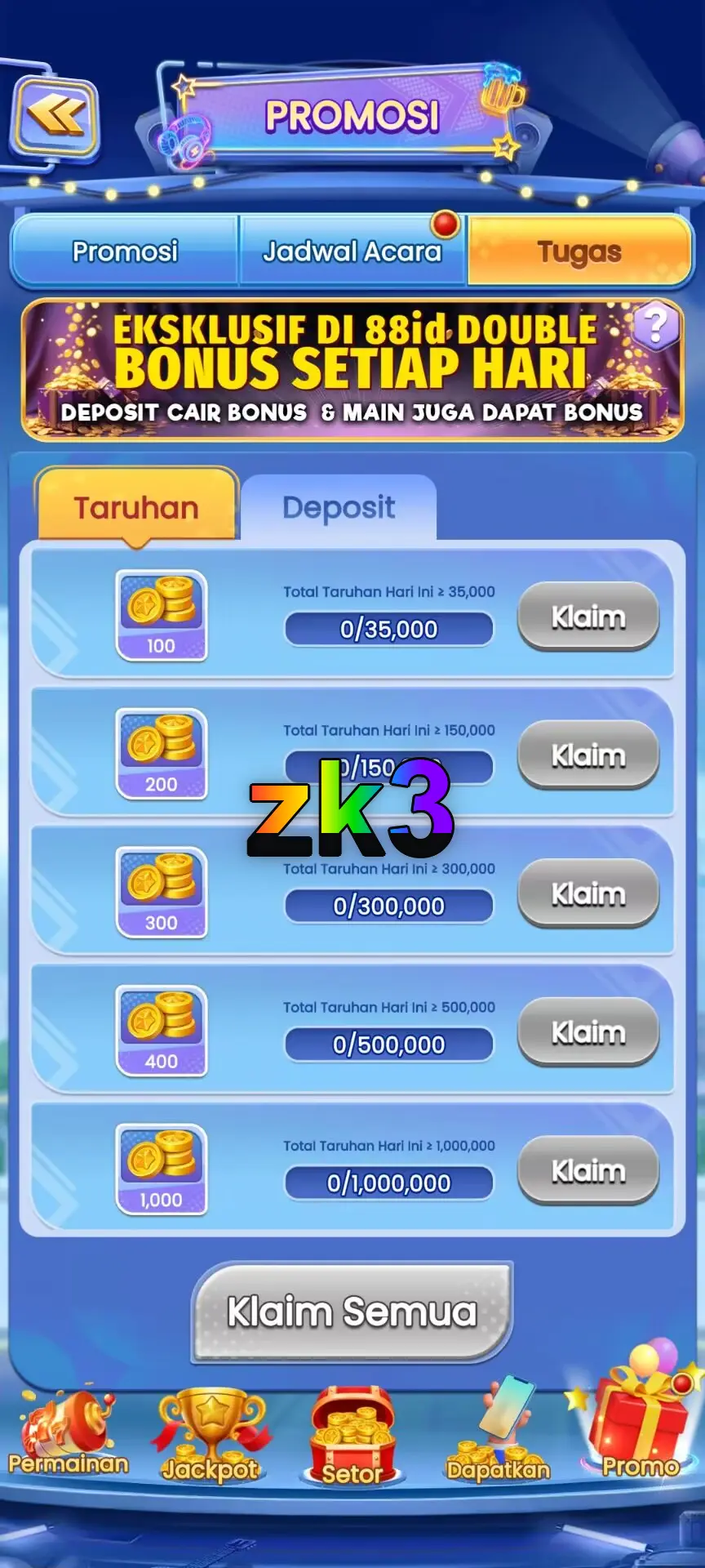 zk3 Tangkapan Layar - APK Resmi